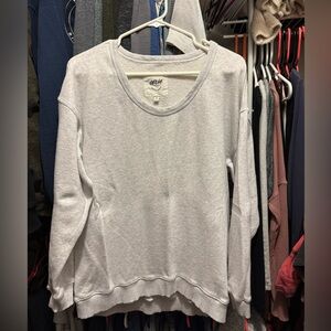 AERIE oversized scoop neck sweatshirt xxs